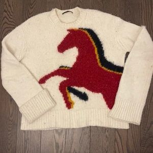 Derek Lam Horse Intarsia sweater
